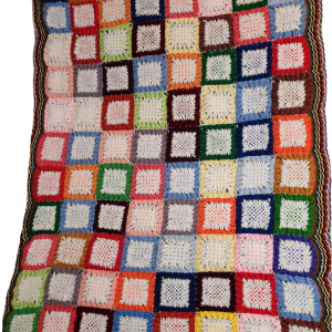 Rainbow Multicolored Boho Kitsch Crochet Afghan Buy Cheap Cheapest Pice