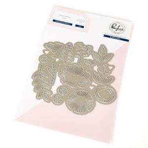 Pinkfresh Studio Embroidered Blooms die Visa Payment Cheap Pice