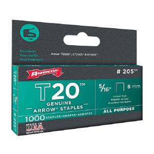 Arrow Fastener 208 T20 Staples, 1/2" Pick A Best Sale Online