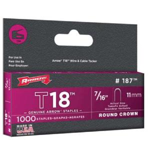 Arrow Fastener 187 T18 Heavy Duty Staples, 7/16" Discount Big Sale