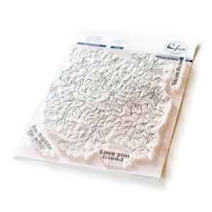 Pinkfresh Studio Fancy Rose Bunch stamp Supply Online