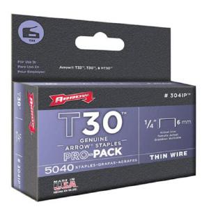 Arrow Fastener 304IP Heavy Duty Thin Wire T30 Staples, 1/4", 5040 pk Clearance Online Fake