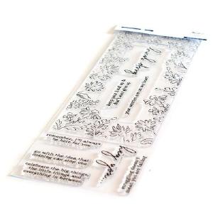 Pinkfresh Studio Daisy Slimline Frame stamp set Cheap Tumblr