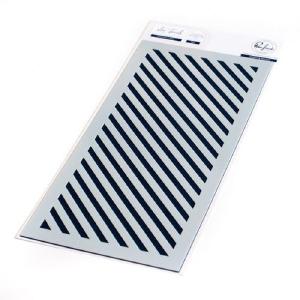 Pinkfresh Studio Diagonal Stripes stencil Excellent Sale Online