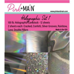 Pink & Main Holographic Cardstock Set 1 Sale Great Deals