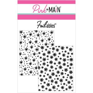 Pink & Main Funky Flakes Foilable Panels (2 designs) Clearance Cost