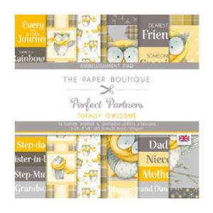 Perfect Partners Totally Owlsome 8x8 Inch Embellishment Pad (PB1756) Pay With Visa