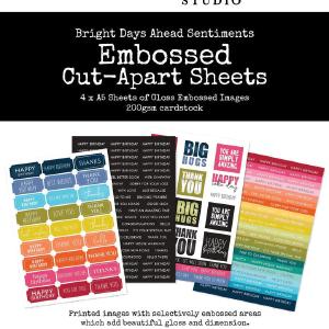 Paper Rose Studio Bright Days Ahead Embossed Cut-Apart Sheets 28792 Buy Cheap Choice