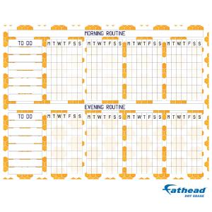 Chart:  Honeycomb Routine Chart Dry Erase        -   Removable     Adhesive Decal Outlet Manchester