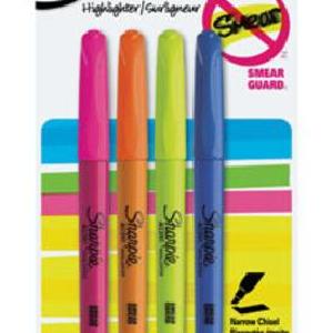 Sharpie 27174PP Accent Highlighter, Assorted Color, Pack-4 Discount Store