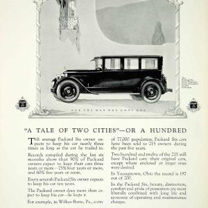 1925 Ad Vintage Packard Six 7 Passenger Sedan Limousine Closed Car YVF1 Discount Largest Supplier