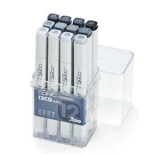 COPIC Original Marker 12pc Cool Gray (NEW 2022) Sale New