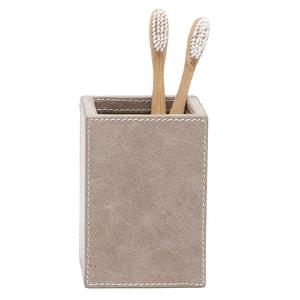 Hampton Storm Leather Brush Holder Outlet Popular