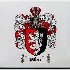 Billers Family Shield / Coat Of Arms Mouse Pad Free Shipping Very Cheap