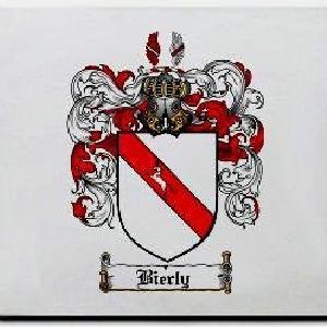 Bierly Family Shield / Coat Of Arms Mouse Pad Cheap Professional