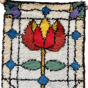 70s Vintage Hook and Latch Crotchet Wall Hanging Cheap Pirce