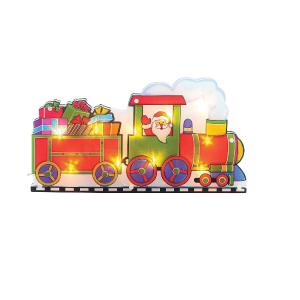 Santas Forest 36831 Santa Train Window Decal, PVC Buy Cheap Big Sale
