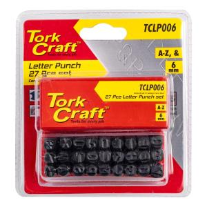 Letter Punch Set 6 Mm (A Z) Lower Case 27 Pc Black Finish Visit New Sale Online