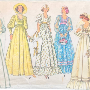 Vintage 1976 Simplicity 7389 Bridal Prairie Dress Pattern Uncut Size 14 by Simplicity Cheap Sale 2025