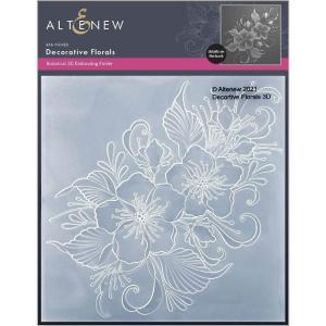 Altenew - 3D Embossing Folder - Decorative Florals Pre Order Online