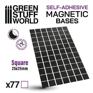 GSW Magnetic Precut Sizes - Adhesive Squares 25x25mm Great Deals Sale Online