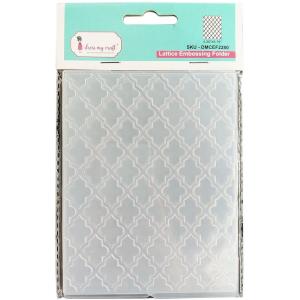 Dress My Craft - Embossing Folder - Lattice Free Shipping Pick A Best