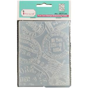 Dress My Craft - Embossing Folder - Post Card Order Cheap Online