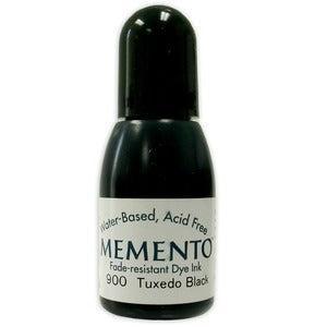 Tsukineko - Memento Dye Ink Refill - Tuxedo Black Free Shipping With Mastercard