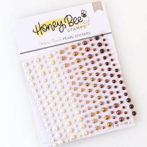 Honey Bee Stamps - Pearl Stickers - Warm Pearls Marketable For Sale