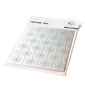 Pinkfresh Studio - Dies - Floral Backdrop Cover Plate Buy Cheap Cheapest Pice