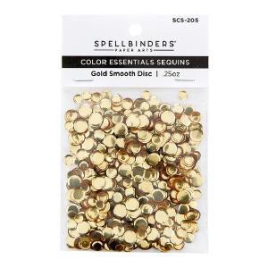 Spellbinders - Card Shoppe Essentials - Color Essentials Sequins - Gold Smooth Discs Buy Cheap For Cheap