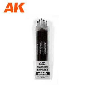 AK INTERACTIVE - SILICONE BRUSHES - MEDIUM HARD TIP - MEDIUM SIZE Clearance Cheap Real