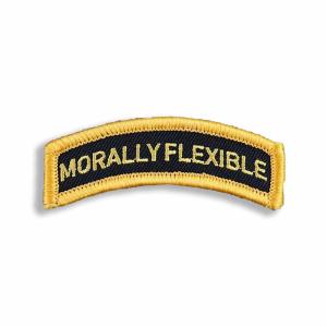 Violent Little Morally Flexible Morale Patch Shipping Discount Authentic
