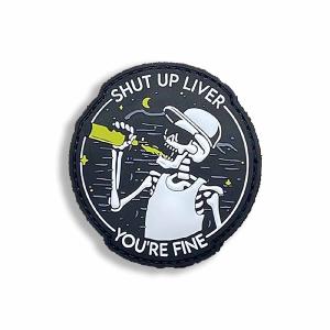 Tactical Outfitters Shut Up Liver PVC Morale Patch Order Cheap Online