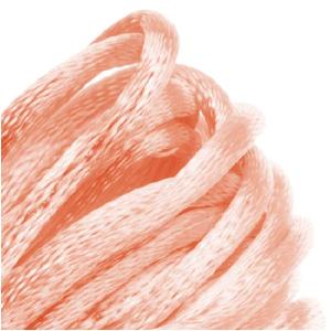Rayon Satin Rattail 2mm Cord - Knot & Braid - Light Peach (6 Yards) Discount Inexpensive