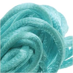 Rayon Satin Rattail 2mm Cord - Knot & Braid - Aqua Blue (6 Yards) Cheap Usa Stockist