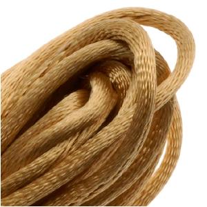 Rayon Satin Rattail 2mm Cord - Knot & Braid - Gold (6 Yards) Sale Affordable