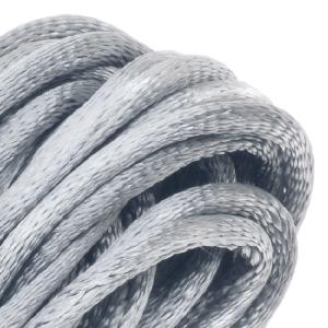 Rayon Satin Rattail 2mm Cord - Knot & Braid - Silver Gray (6 Yards) Cheap Sale Online Online
