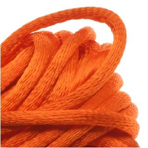Rayon Satin Rattail 2mm Cord - Knot & Braid - Orange (6 Yards) Sale Manchester