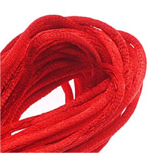 Rayon Satin Rattail 1mm Cord - Knot & Braid - Red (6 Yards) Best Seller