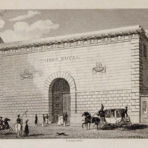 1831 Timbre Royal Stamp Office Paris Copper Engraving - ORIGINAL PARIS2 Cheap Sale New