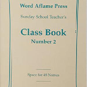 Sunday School Teacher Class Book Number 2 (48 Names) Recommend Cheap Pice