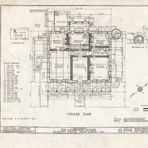 Blueprint Cellar Plan - Governor's House, 149 Kearny Avenue, Perth Amboy, Middlesex County, NJ Cheap Discounts