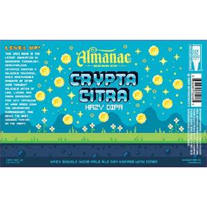 Almanac Crypta Citra Hazy DIPA Free Shipping Release Dates