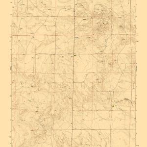 Topographical Map - Battle Canyon Colorado Quad - USGS 1977 - 23 x 30.36 - Vintage Wall Art Sale Online Online