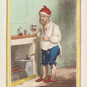 'Taking physick' Greetings Card 100% Original Cheap Pice