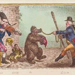 'The bear and his leader' Greetings Card Tumblr Online