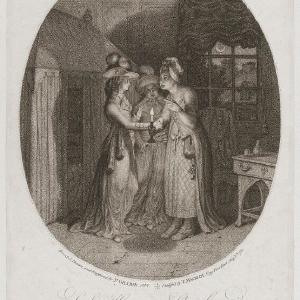 'Sophia, Honour and the Chambermaid' Greetings Card Outlet With Credit Card