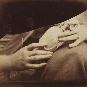 'Study of Hands' Greetings Card For Nice