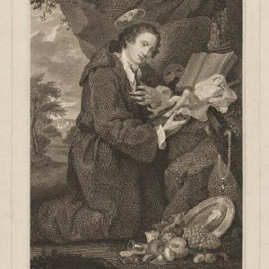 'Sir Francis Dashwood worshipping Venus' Greetings Card Outlet Hot Sale